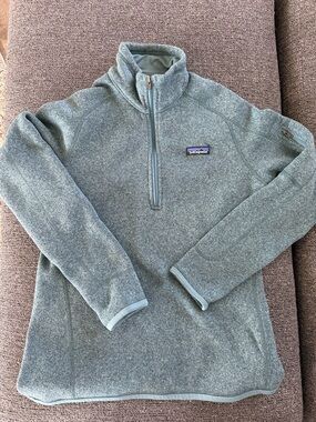 Patagonia Women’s Quarter-Zip Fleece in Heathered Sage